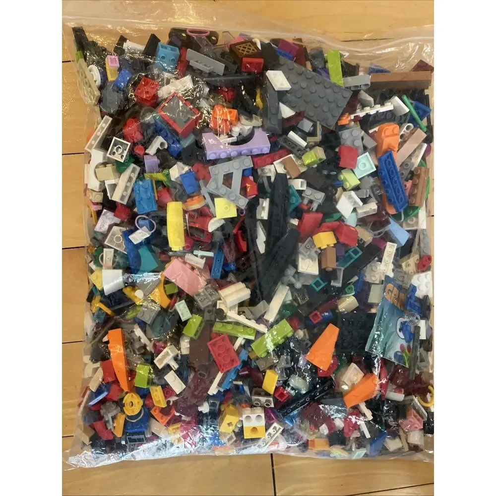 LEGO Mixed Lot 2 Lbs Cleaned And Selected Pieces